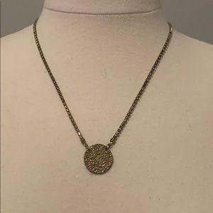 Rachel Leigh Gold circle pendant